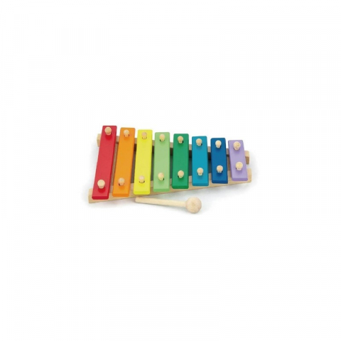 Jucarii 3-5 ani - Viga-Xilofon din Lemn Montessori VIGA – Jucărie Educativă Sigură pentru Copii, Culori Vii și Design Premium