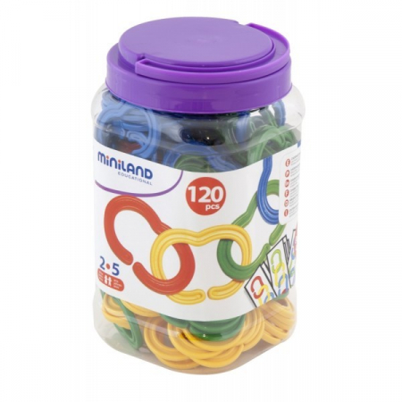 Jucarii +2 Ani - Miniland Zale din plastic pentru indemanare 120