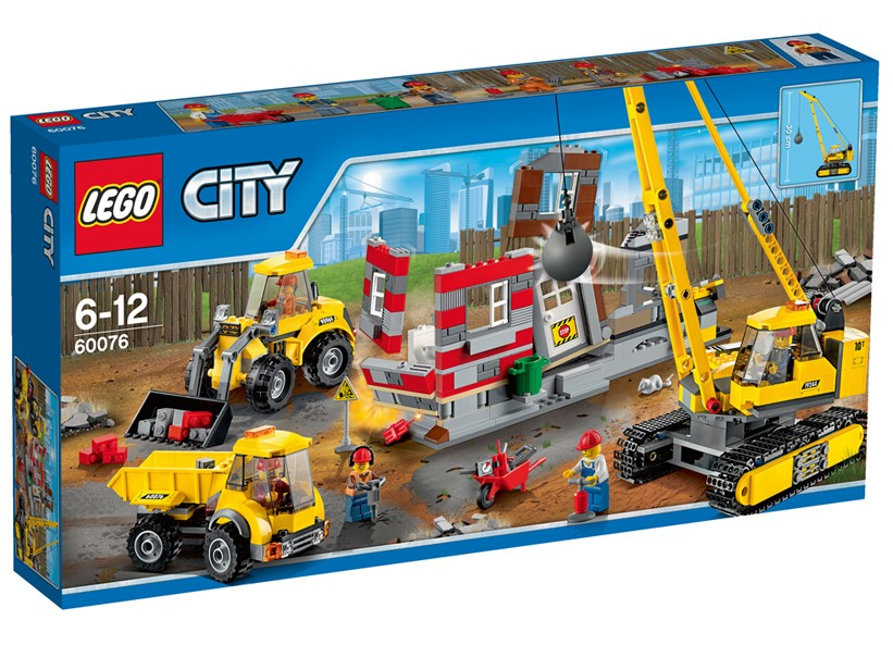 overlook Jurassic Park Distribute LEGO City - Santier de demolari (60076), 776 piese ⭐ Bebeluc