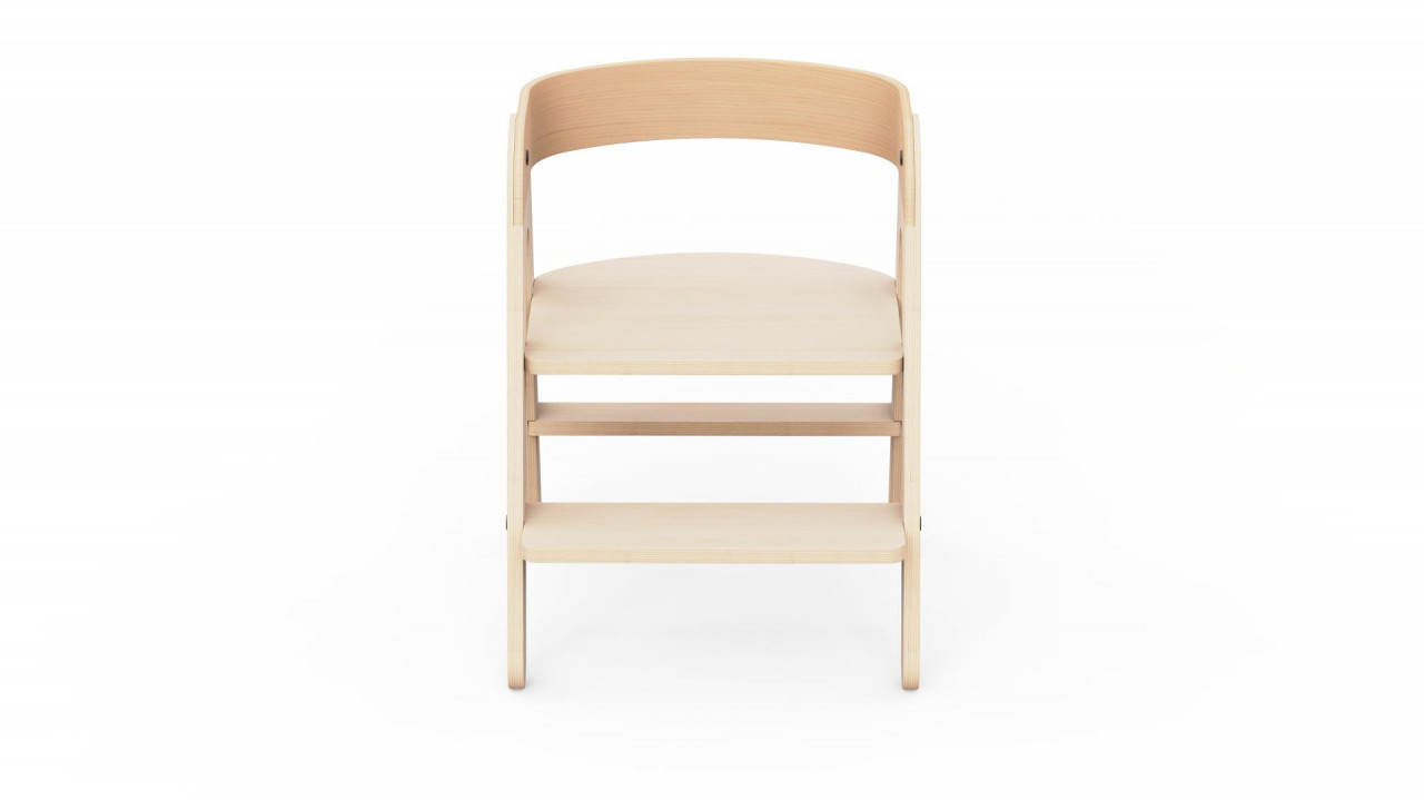 Scăunel înălțător 2 în 1 din lemn MamaToyz BebePrice.ro [3]