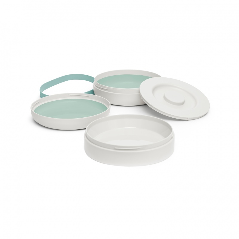 Set boluri pentru prânz Hygge Bentoo Grey 4 luni+ BebePrice.ro [4]