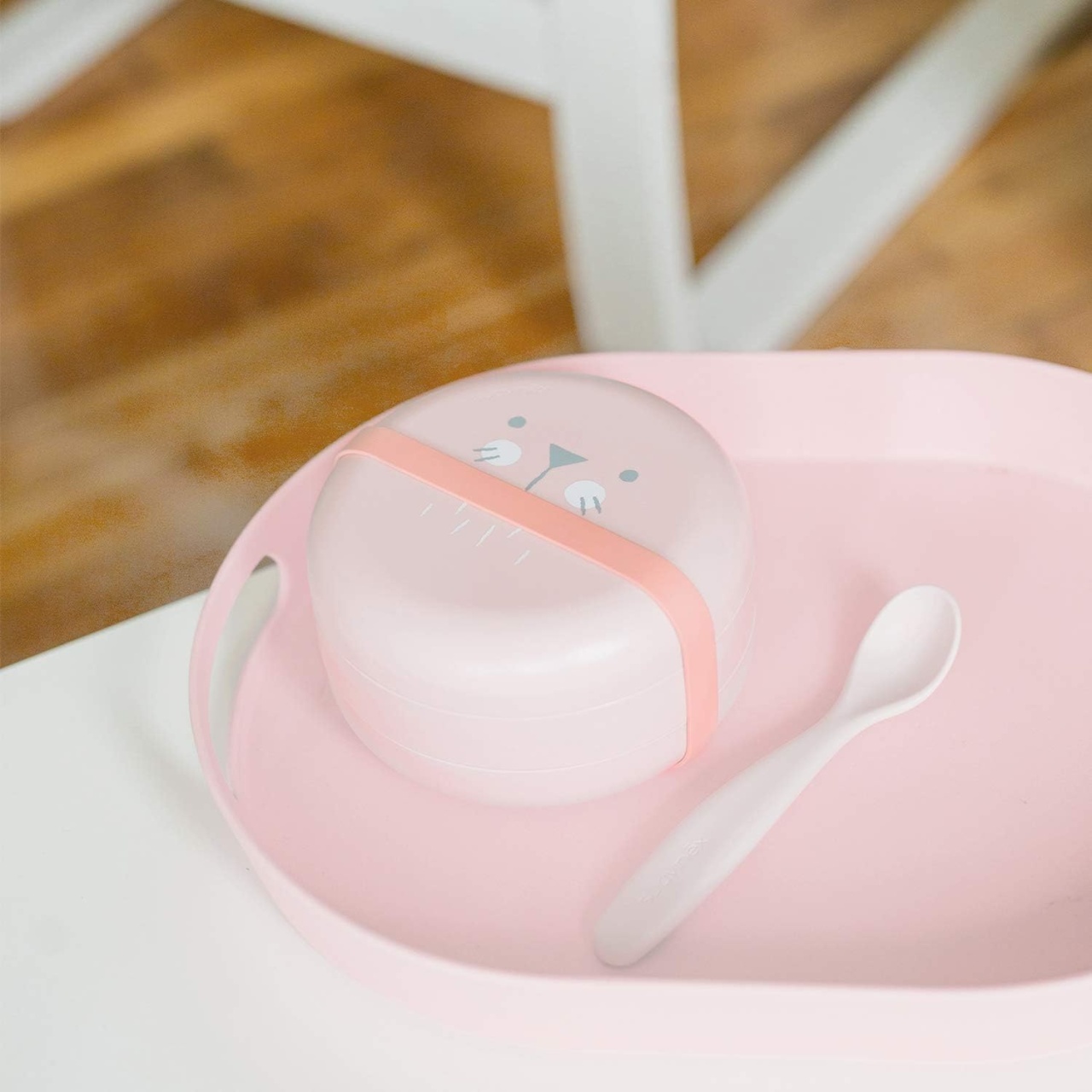 Set boluri pentru prânz Hygge Bentoo Pink 4 luni+ BebePrice.ro [7]