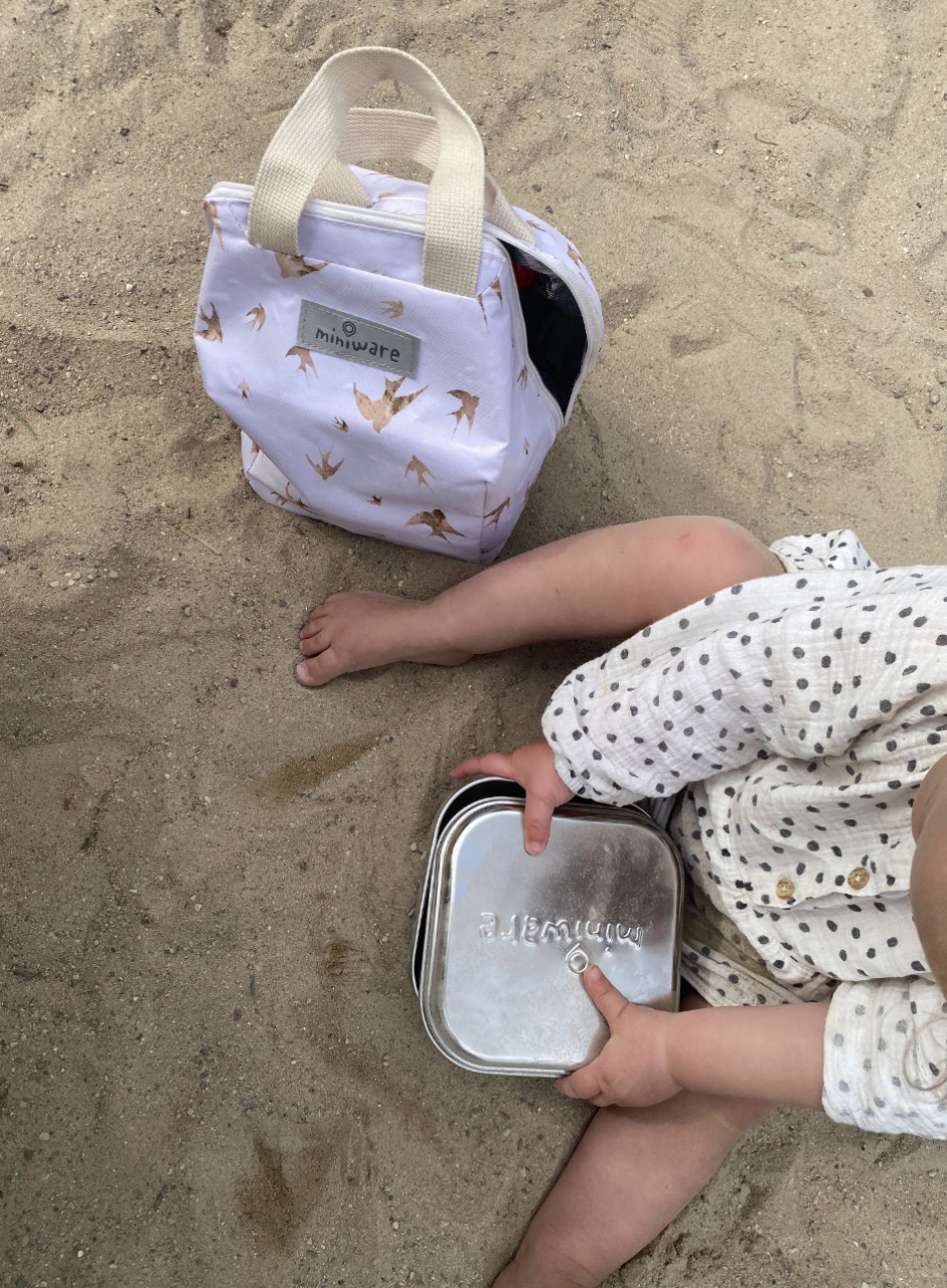 Set geantă termoizolantă Mealtote cu Grow Bento 4 piese Golden Swallow BebePrice.ro [5]