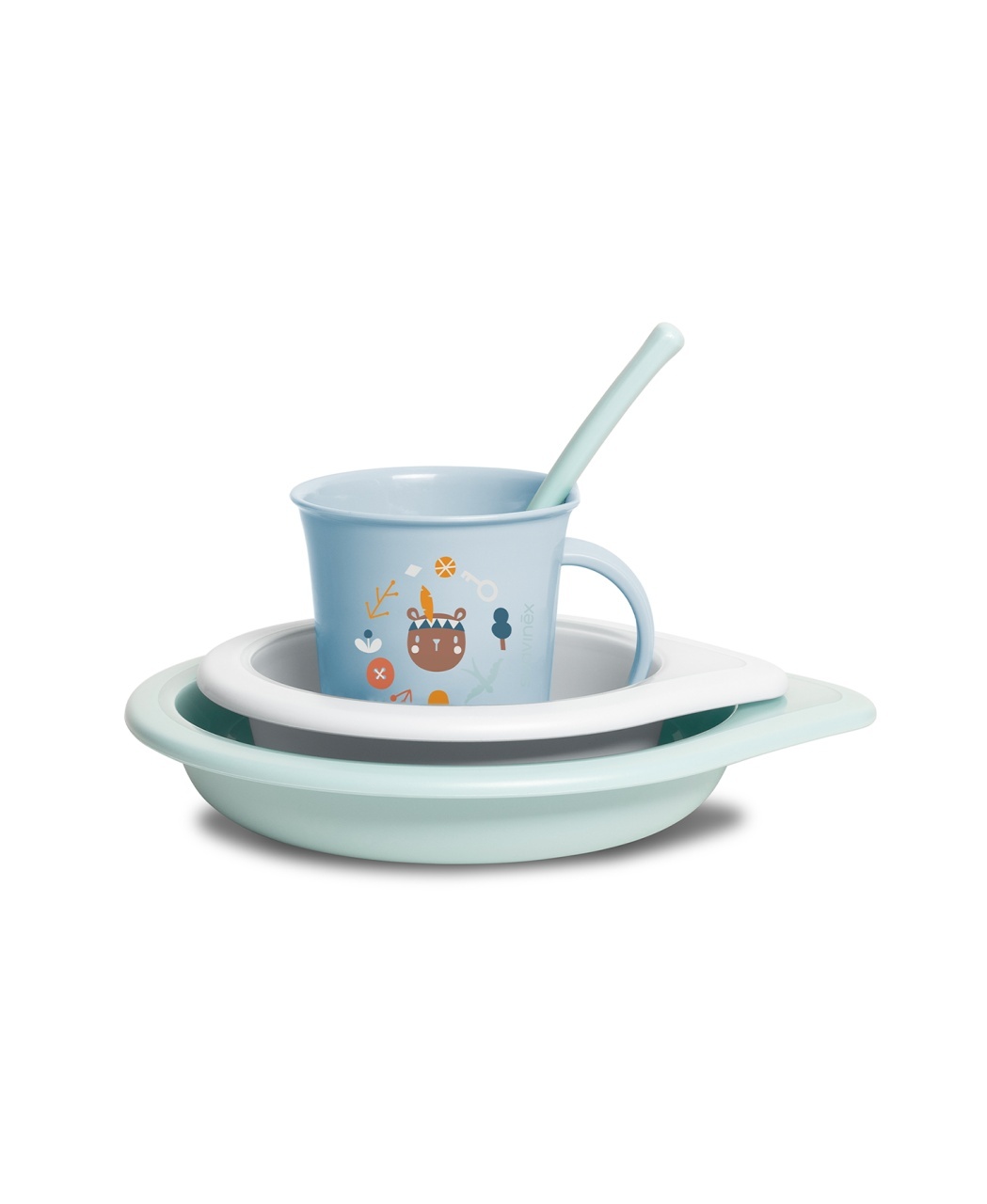 Alimentatie bebe & Accesorii hranire - Set pentru masă Forest Blue 6 luni+ BebePrice.ro