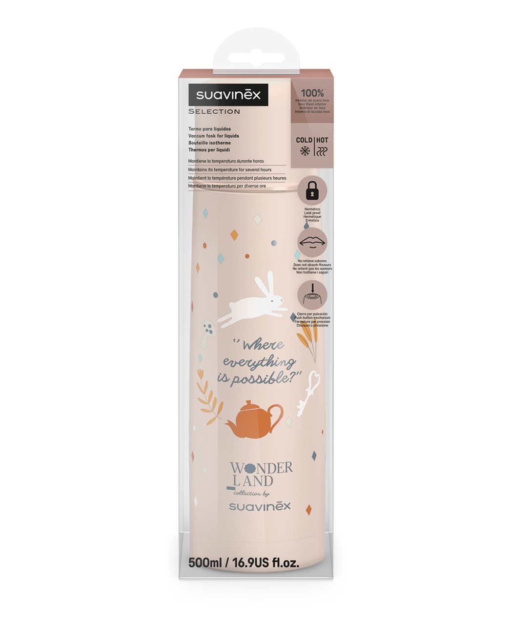 Termos pentru lichide Wonder 500 ml Pink BebePrice.ro [1]