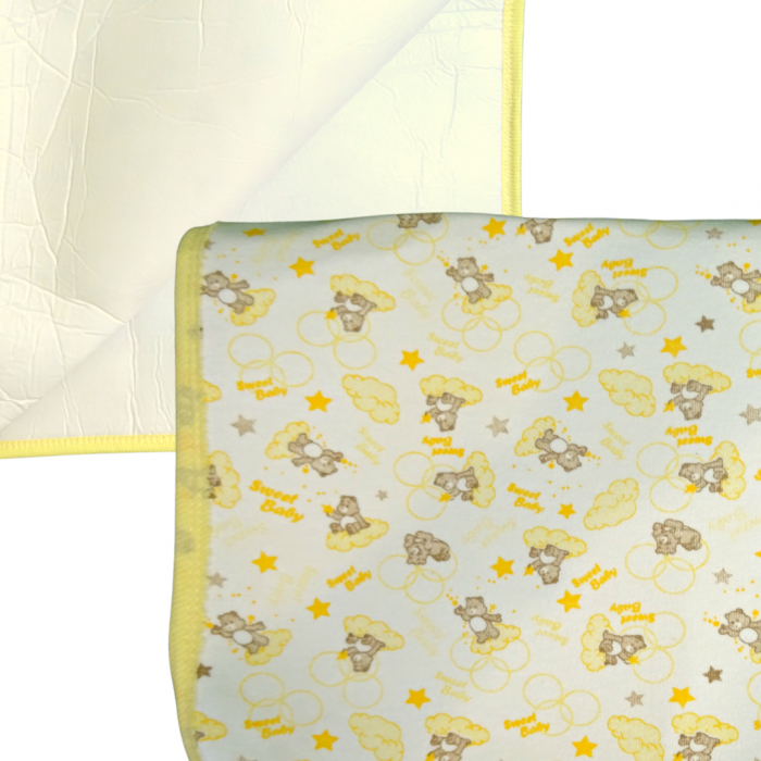 Aleza impermeabila reutilizabila, Baby Bear Yellow, 70x50 cm [4]