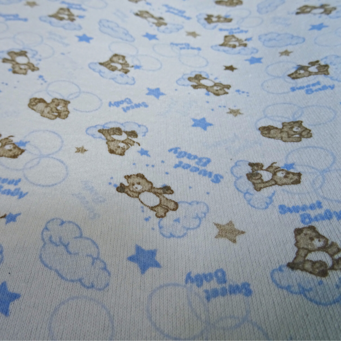 Aleza impermeabila reutilizabila, Baby Bear Blue, 70x50 cm [5]