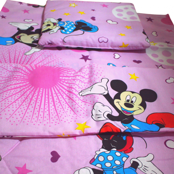 Lenjerie de pat copii Mickey si Minnie - 7 piese [5]