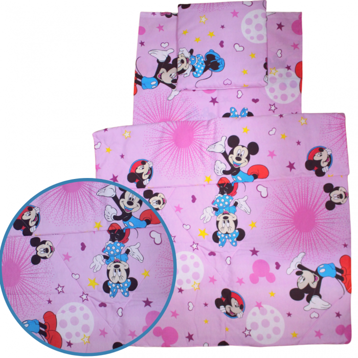 Lenjerie de pat copii Mickey si Minnie - 7 piese [2]