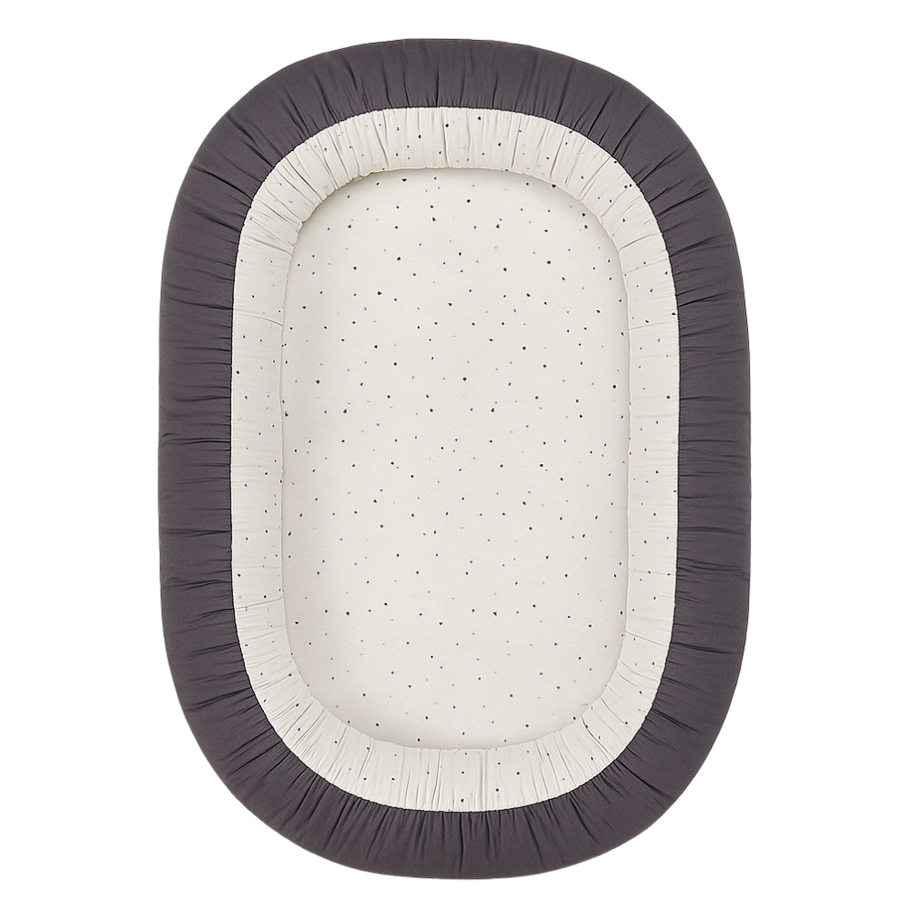 Baby Nest 2 in 1, cuib bebelusi, reversibil, Grey, BebePrice [5]