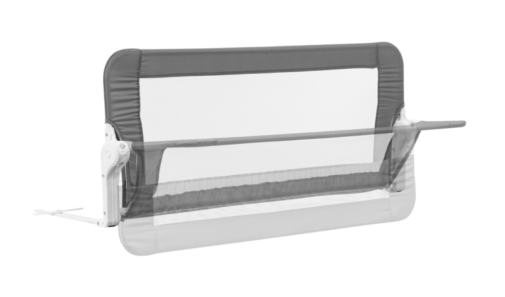Barieră de protecție pentru pat 120 x 48,5 cm Grey BebePrice.ro [2]