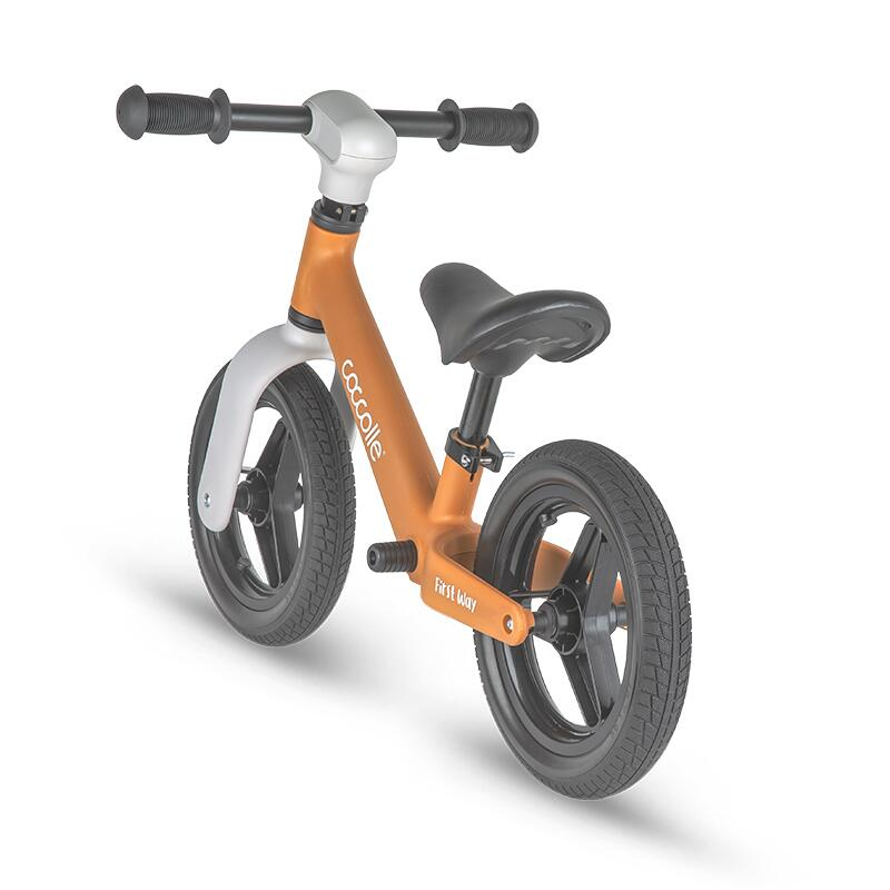 BBP-325010243 Bicicleta fara pedale First Way Cookie Beige manevrare cu o singura mana si 45 50 cm BebePrice.ro [6]