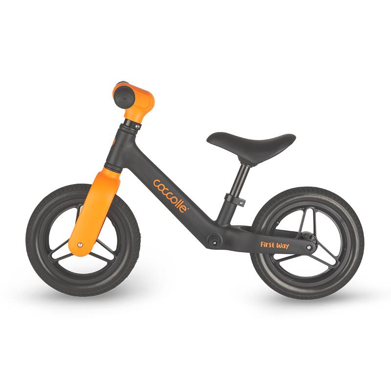 BBP-325010260 Bicicleta fara pedale First Way Orange Shadow manevrare cu o singura mana si 45 50 cm BebePrice.ro [4]