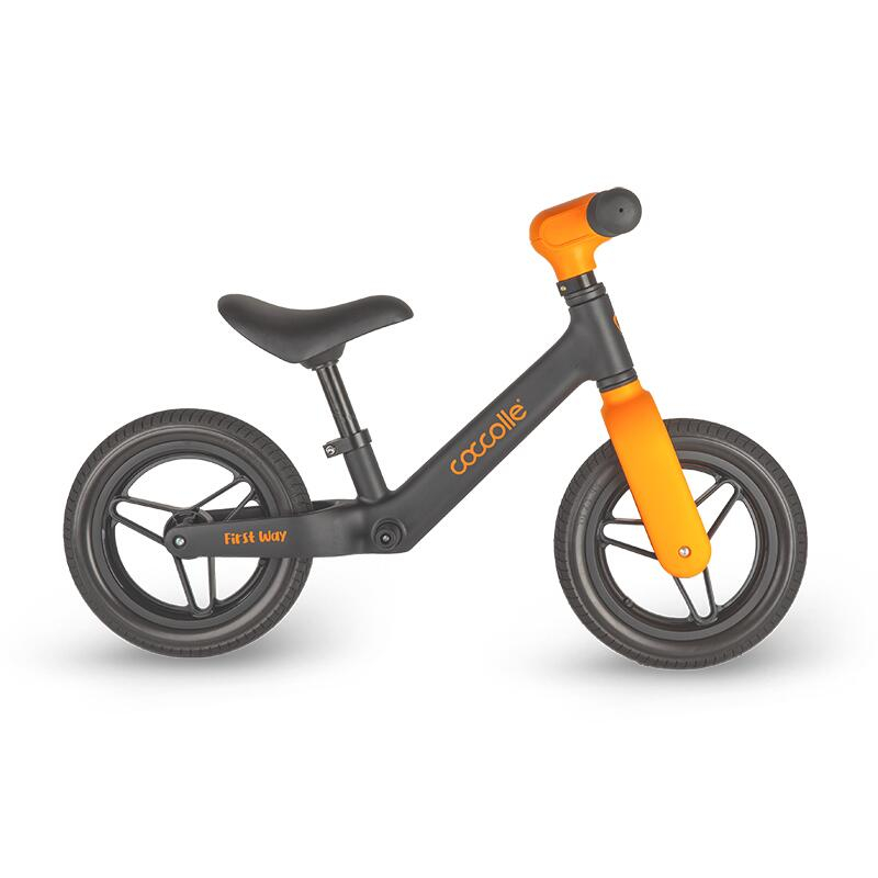 BBP-325010260 Bicicleta fara pedale First Way Orange Shadow manevrare cu o singura mana si 45 50 cm BebePrice.ro [6]