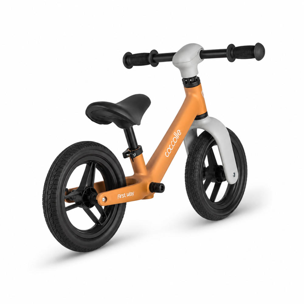 BBP-325010260 Bicicleta fara pedale First Way Orange Shadow manevrare cu o singura mana si 45 50 cm BebePrice.ro [2]