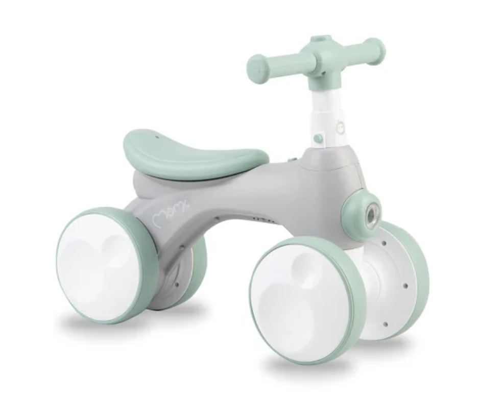 Bicicleta interactiva copii, cu balonase, lumini si sunete, Green, BebePrice [2]