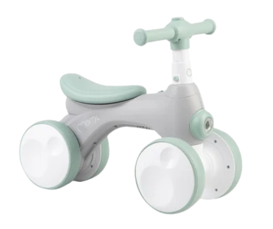 Bicicleta interactiva copii, cu balonase, lumini si sunete, Green, BebePrice [6]