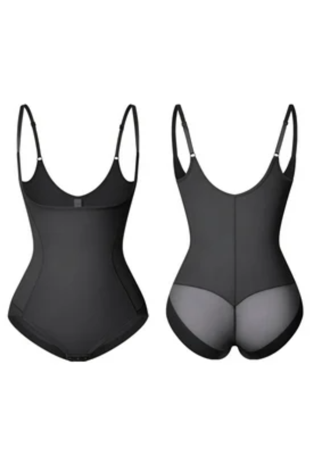 Body modelator cu efect tanga, Invisi fit, black, BebePrice [8]