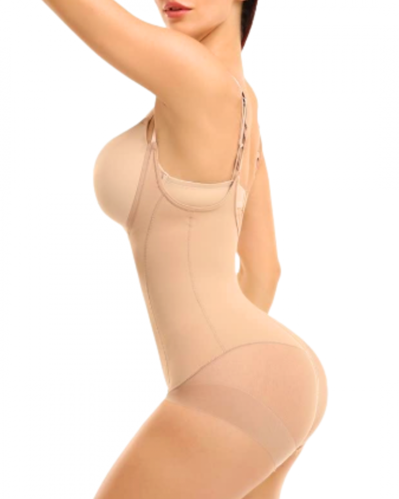 Body modelator cu efect tanga, Invisi fit, beige, BebePrice [12]