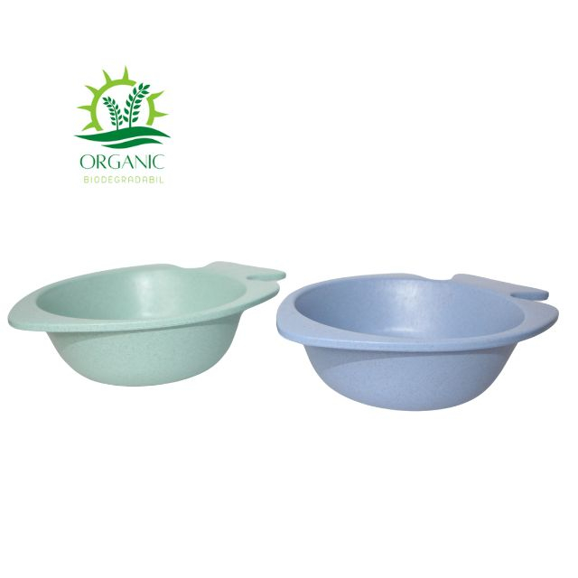 Set 2 castronele, din material organic, Fish [6]