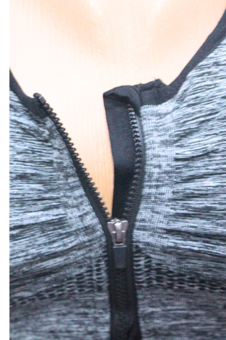 Bustiera cu fermoar, deschidere in fata, UltraConfort, Black, BebePrice [5]