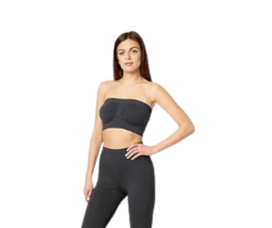 Bustiera modelatoare din microfibră fără bretele - White - BebePrice [2]