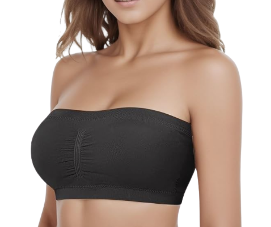 Bustiera modelatoare din microfibră fără bretele - White - BebePrice [3]