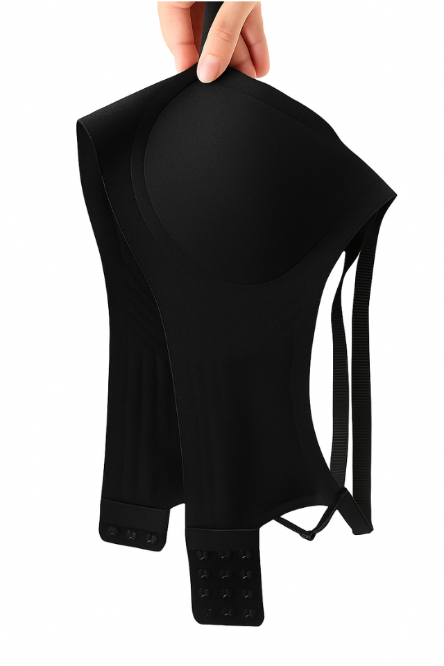 Sutien fara sarma, fara cusaturi, Delicate Shape, Midnight, BebePrice [4]