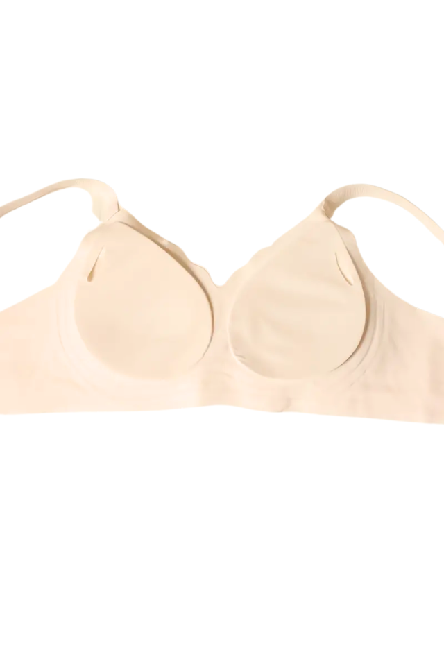 Sutien fara sarma, fara cusaturi, Delicate Shape, Light Beige, BebePrice [3]