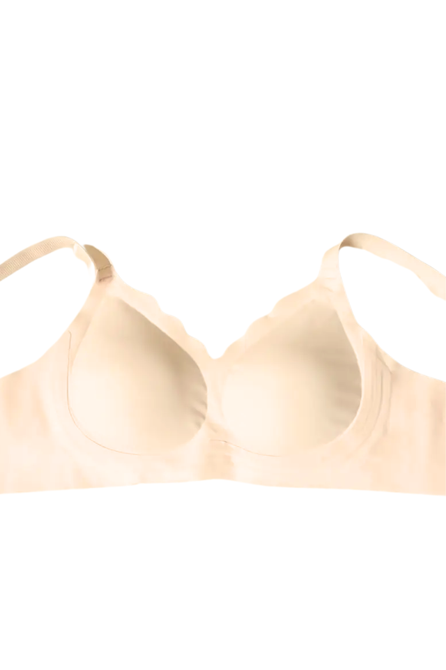 Sutien fara sarma, fara cusaturi, Delicate Shape, Light Beige, BebePrice [2]