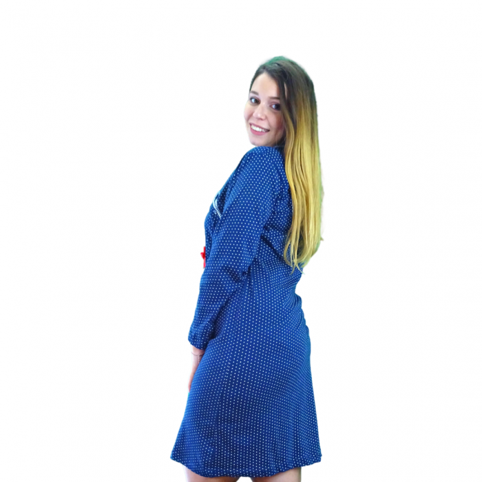 Camasa de alaptare, Blue Slipper, Maneca Lunga, Bebeprice [4]