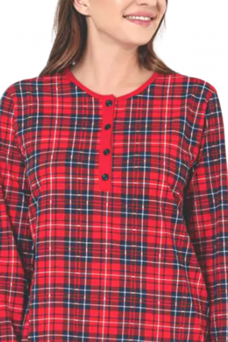 Camasa de alaptare, Christiana, Red, Maneca Lunga, Bebeprice [5]