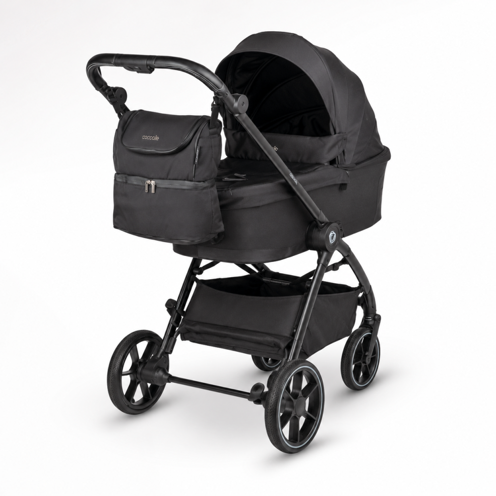 BBP-325065460 Carucior modular 2 in 1 Serry Jet Black centura de siguranta in 5 puncte si sistem de pliere BebePrice.ro [2]