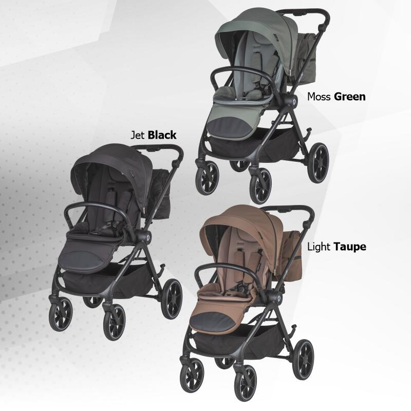 BBP-325065444 Carucior modular 2 in 1 Serry Light Taupe centura de siguranta in 5 puncte si sistem de pliere BebePrice.ro [21]
