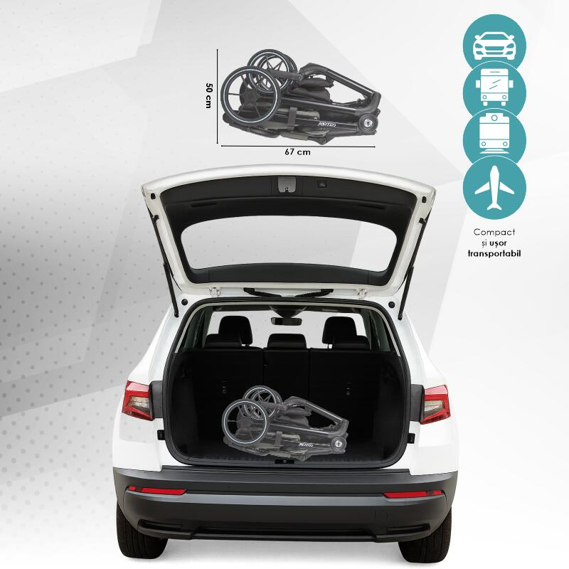 BBP-325065481 Carucior modular 2 in 1 Serry Moss Green centura de siguranta in 5 puncte si sistem de pliere BebePrice.ro [17]