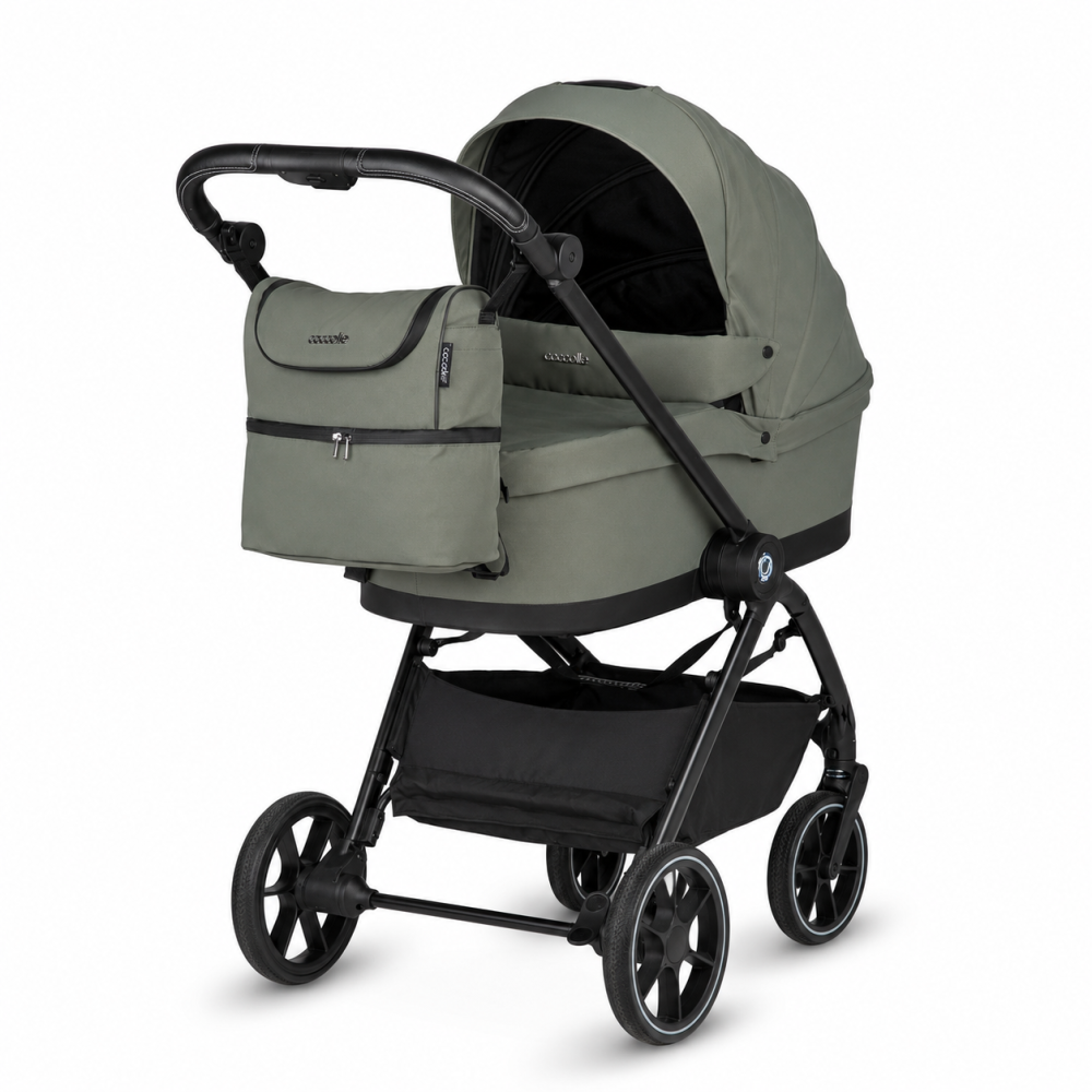 BBP-325065481 Carucior modular 2 in 1 Serry Moss Green centura de siguranta in 5 puncte si sistem de pliere BebePrice.ro [2]