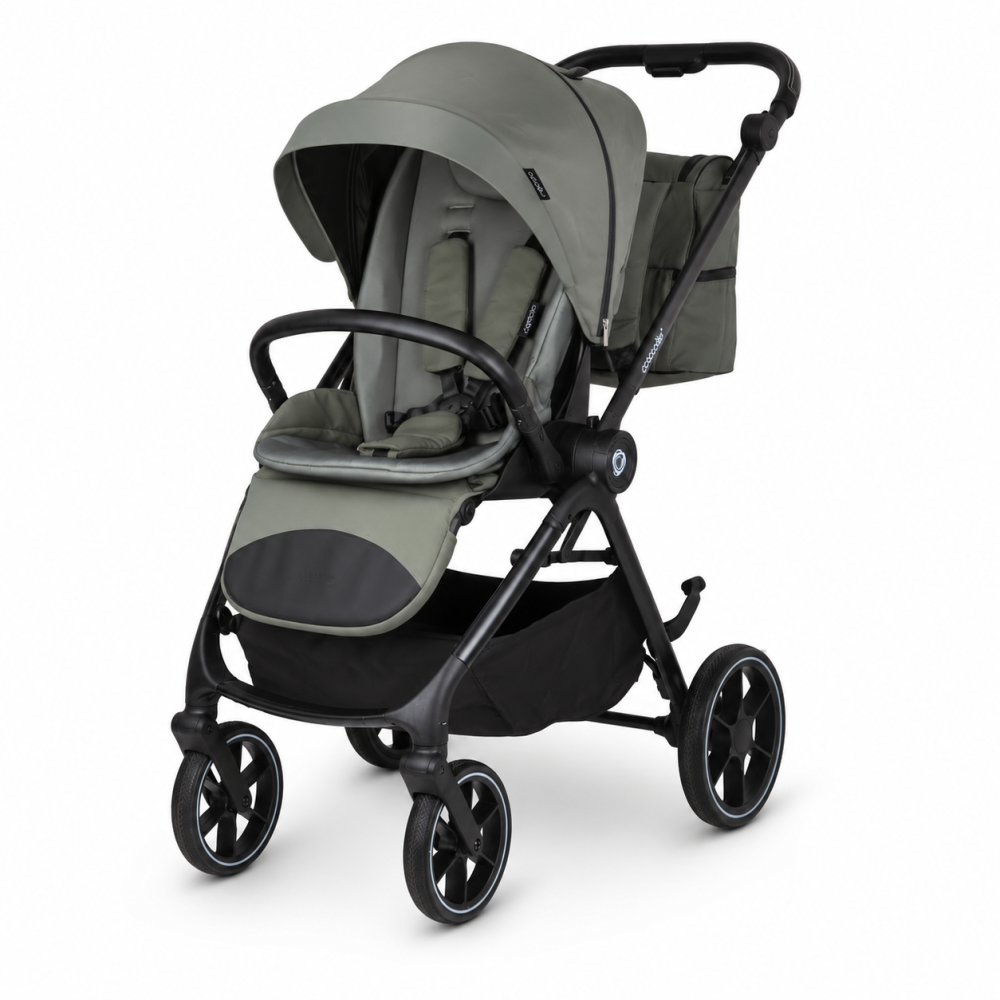 BBP-325065481 Carucior modular 2 in 1 Serry Moss Green centura de siguranta in 5 puncte si sistem de pliere BebePrice.ro [10]