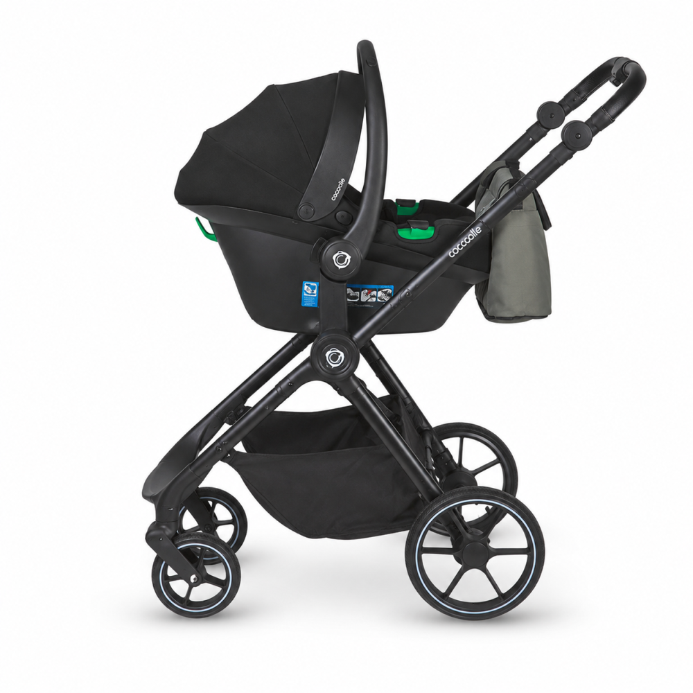 BBP-32506548108030650B2 Carucior modular 4 in 1 Serry Moss Green cu Scoica auto i Size Knox Black si Baza ISOFIX i Size Knox sistem i-Size si fixare ISOFIX BebePrice.ro [3]
