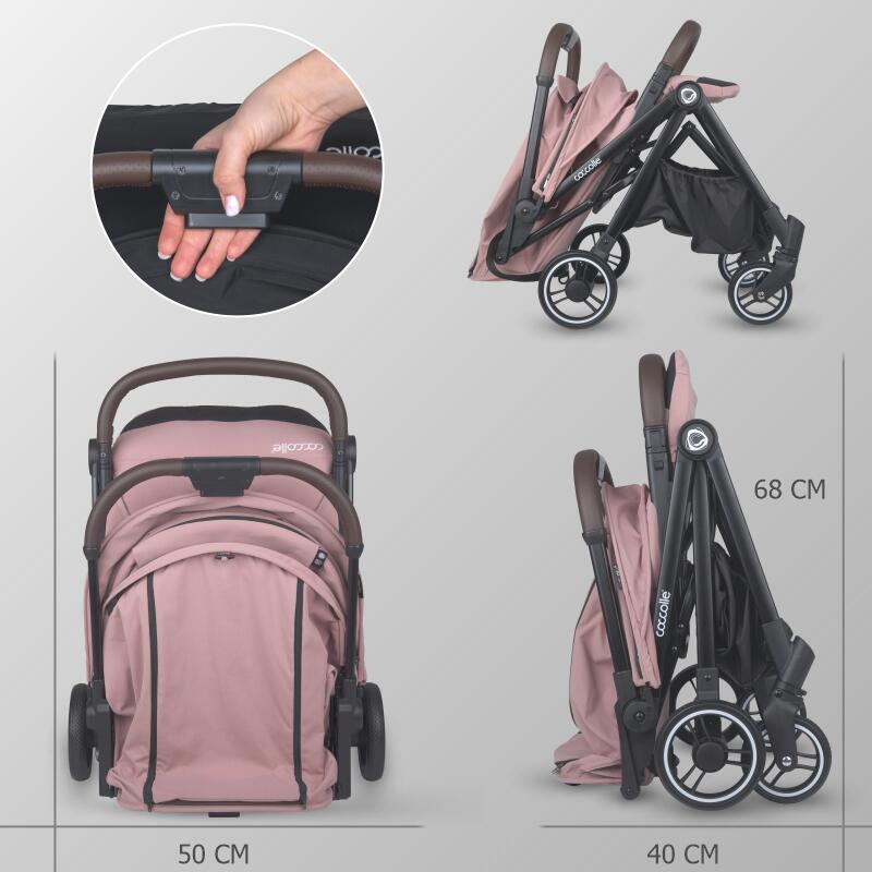 BBP-325032710 Carucior sport cu pliere automata Melia Blush Rose pliere automata si sistem de pliere BebePrice.ro [10]