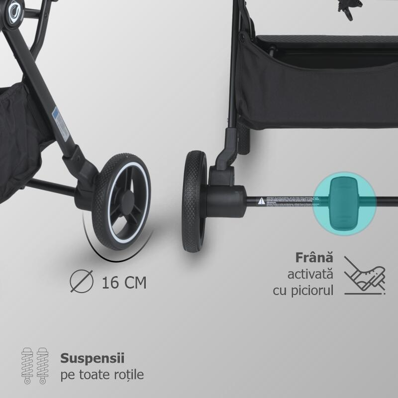 BBP-325032744 Carucior sport cu pliere automata Melia Pearl Mist pliere automata si sistem de pliere BebePrice.ro [10]