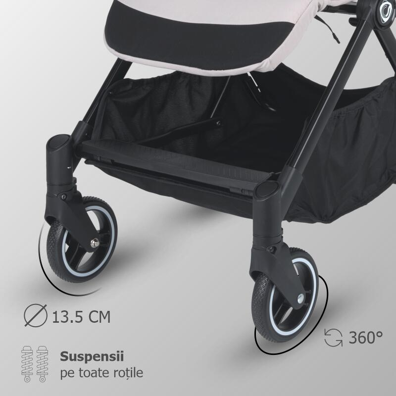 BBP-325032744 Carucior sport cu pliere automata Melia Pearl Mist pliere automata si sistem de pliere BebePrice.ro [9]