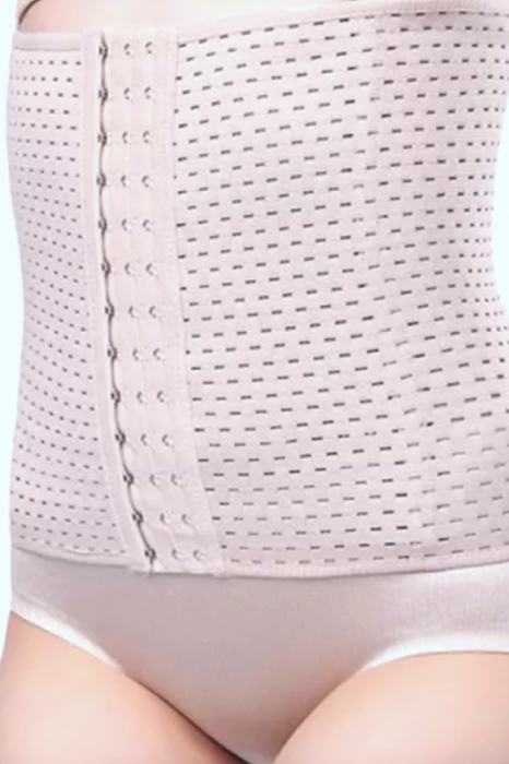 Centura modelatoare tip corset, prindere mos si baba, Beige, BebePrice [8]