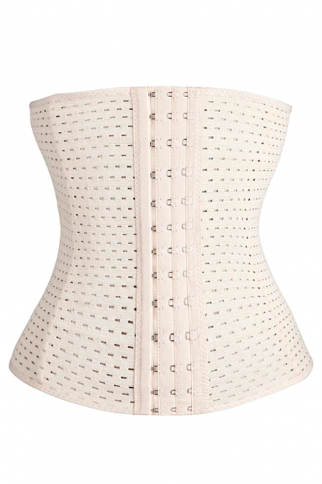 Centura modelatoare tip corset, prindere mos si baba, Beige, BebePrice [2]