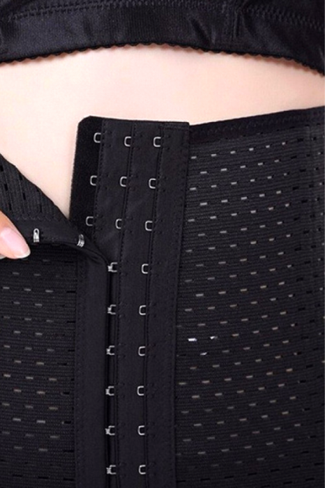 Centura modelatoare tip corset, prindere mos si baba, Black, BebePrice [7]