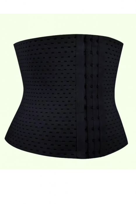 Centura modelatoare tip corset, prindere mos si baba, Black, BebePrice [3]