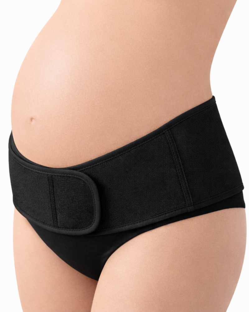 Centura reglabila pentru gravide, sustinere abdominala in timpul sarcinii,White [2]
