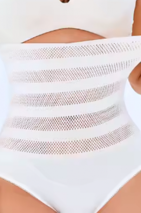 CChilot modelator PureShape, talie inalta, efect de aplatizare abdomen, White, BebePrice [3]