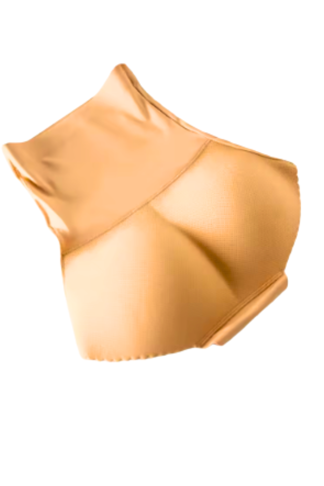 Chilot modelator cu talie inalta PushUp Contour, Beige, BebePrice [8]