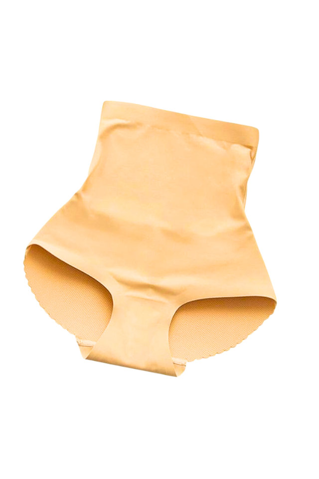 Chilot modelator cu talie inalta PushUp Contour, Beige, BebePrice [11]