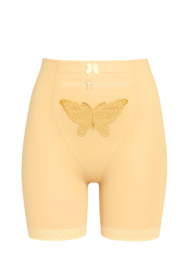 Chilot modelator Zipper cu picior, Beige, BebePrice [3]